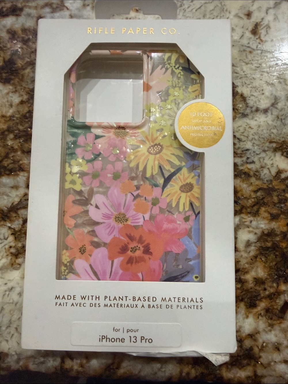 Rifle Paper Co. Floral iPhone 13 Pro Case — Pink, Yellow, Green, Orange, Purple